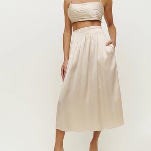 Reformation 2-piece Carrie Set NWT